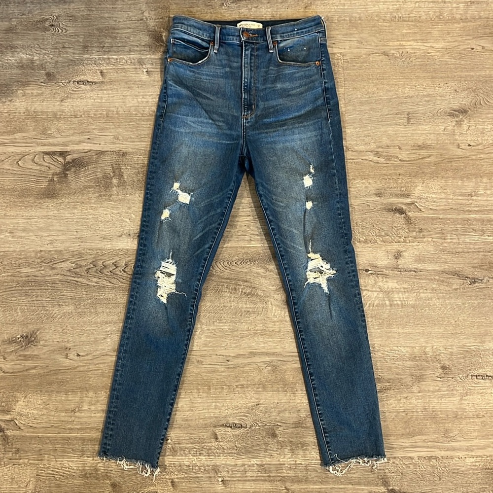 Abercrombie super skinny ultra high rise jean
